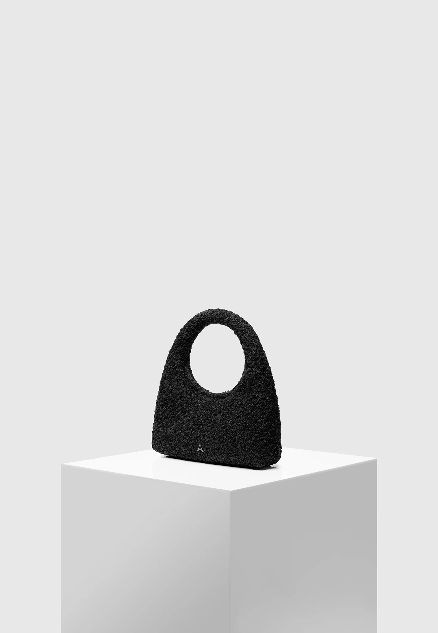 Rose - Boucle Handbag - Black - Image 4