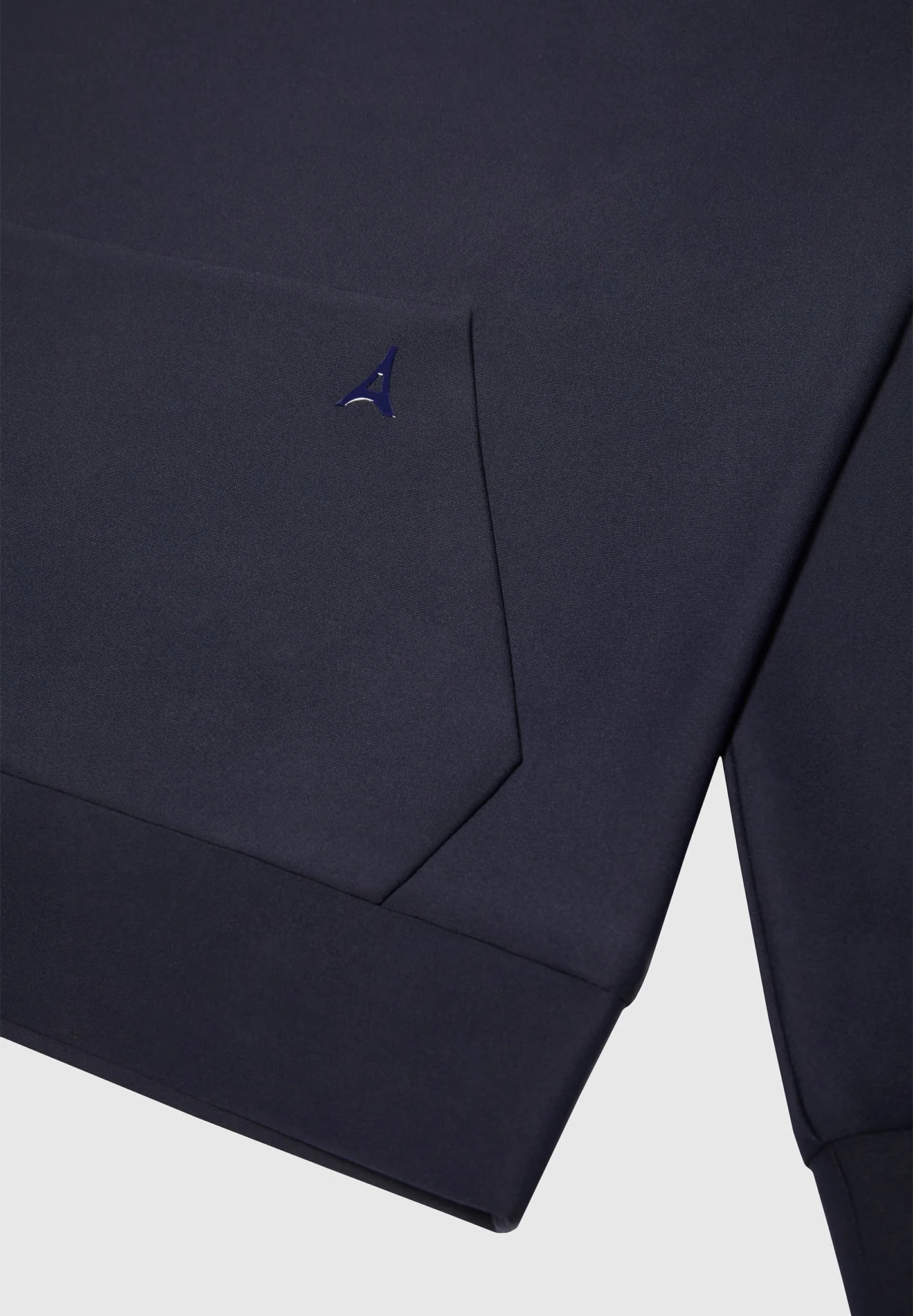 Neoprene Regular Fit Hoodie - Navy - Image 6