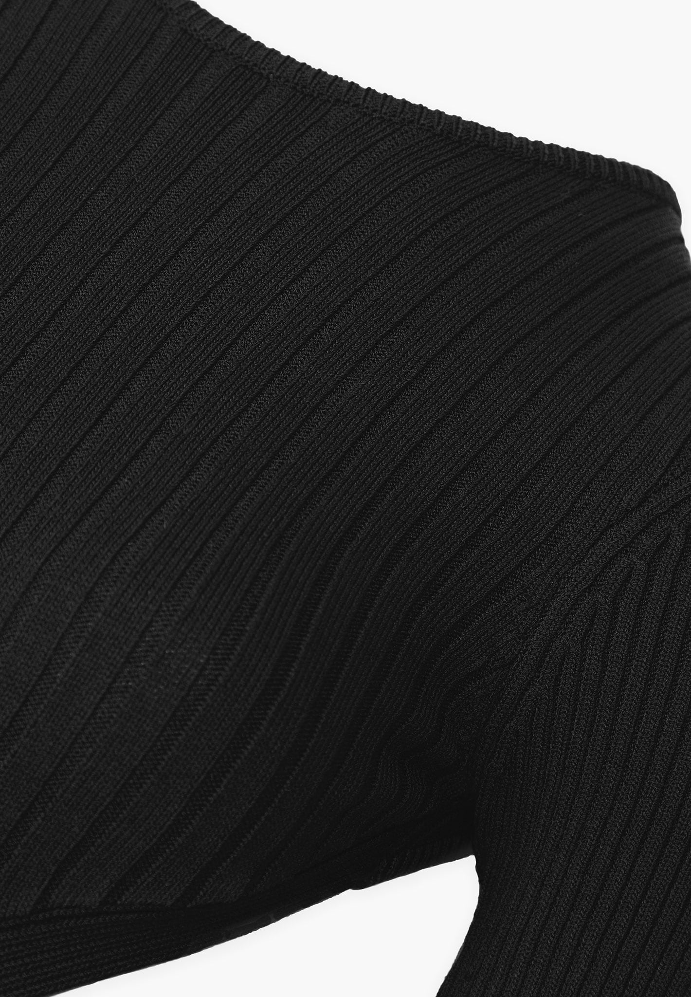 Knitted Backless Jumpsuit - Black - Image 8