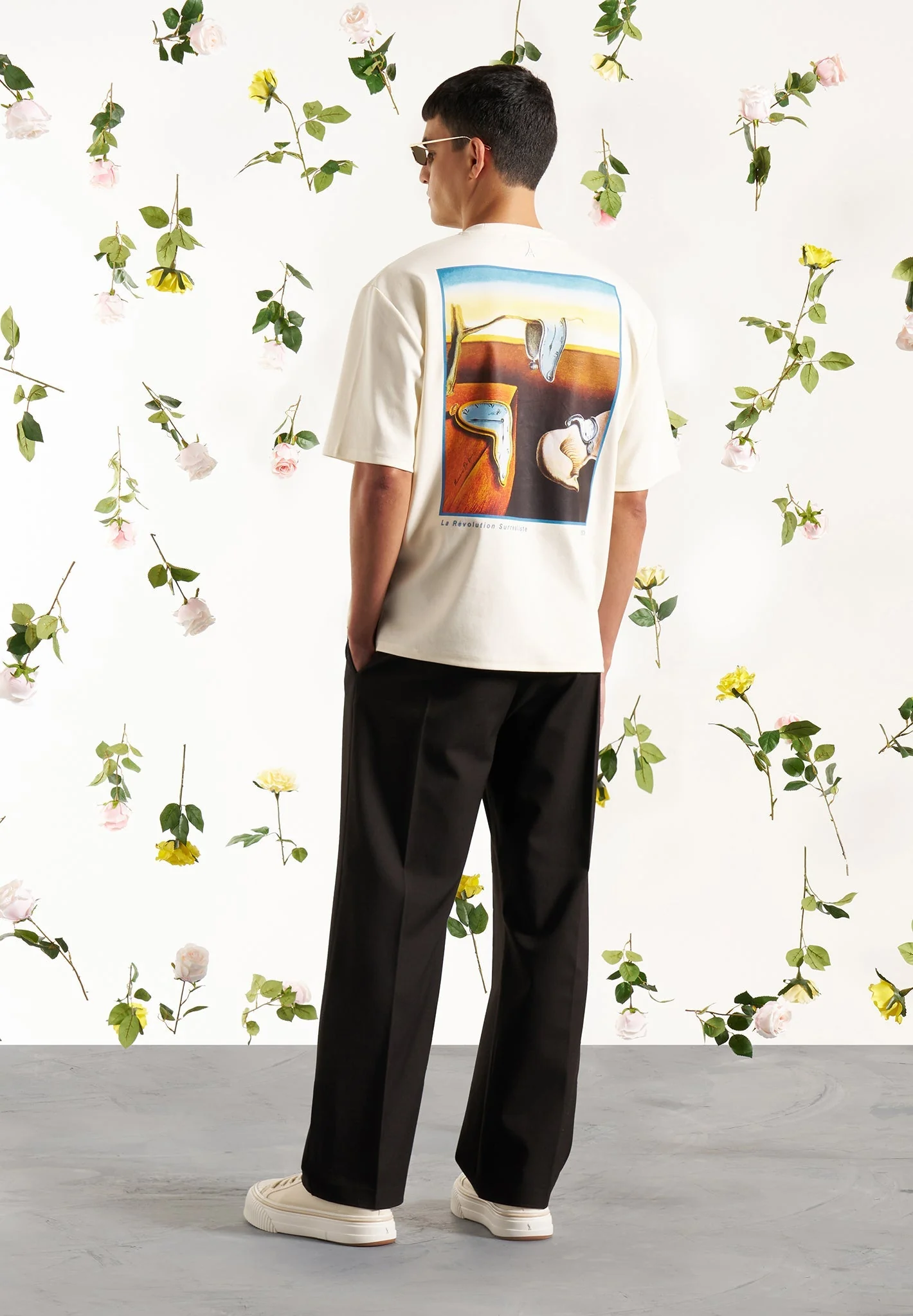 L‘Art - Cotton T-Shirt - Cream - Image 4