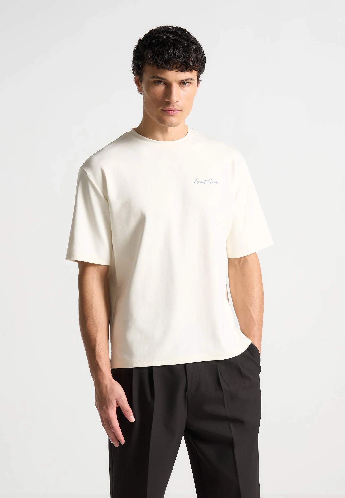 L‘Art - Cotton T-Shirt - Cream - Image 7