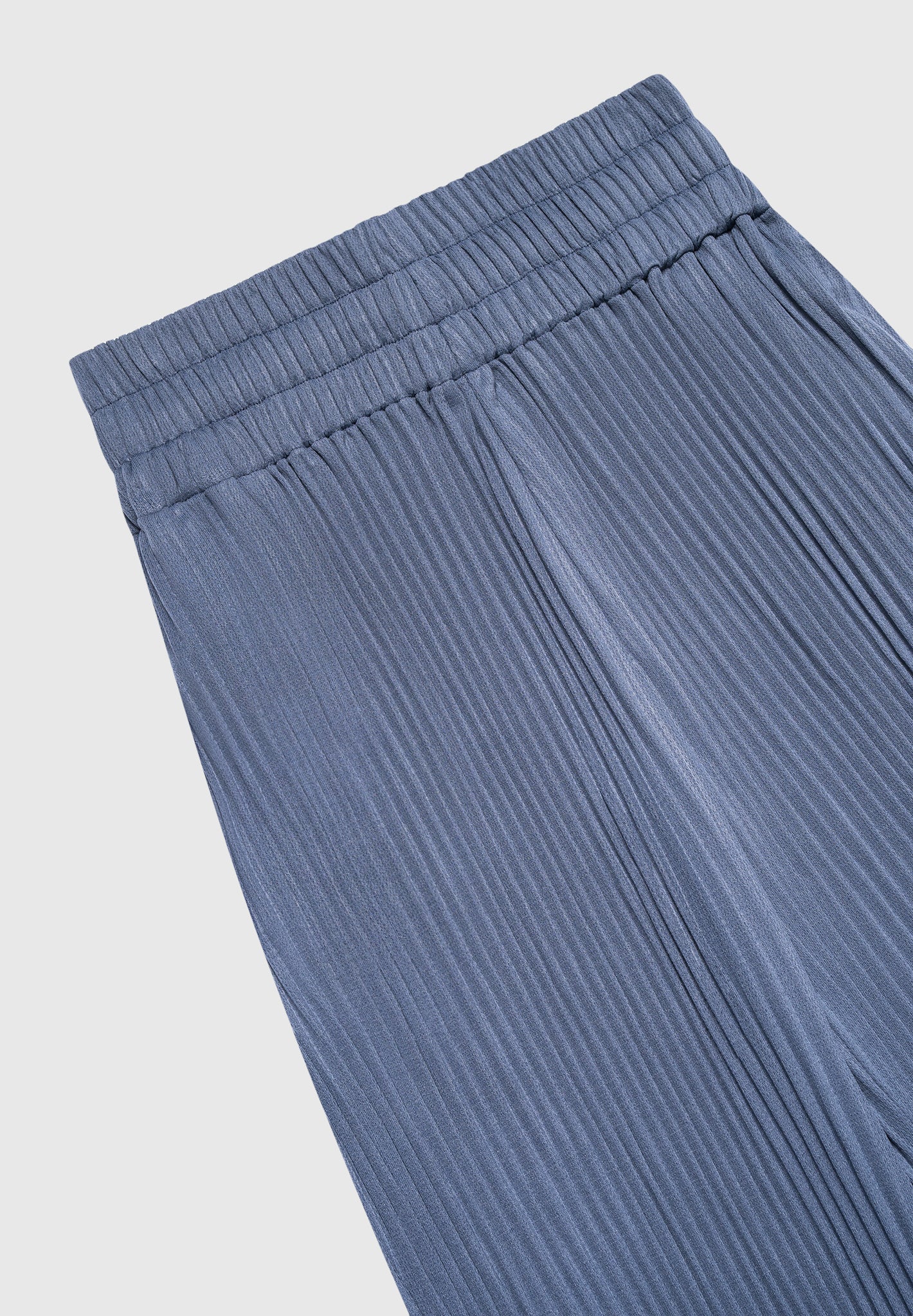 Lila - Pleated Trousers - Steel Blue - Image 6