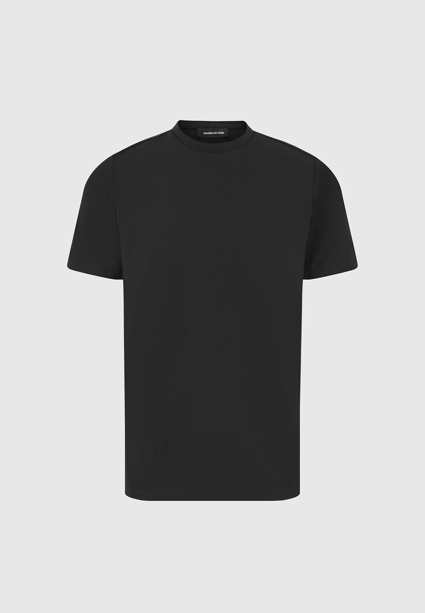 TS003 - Fitted Luxe T-Shirt - Black - Image 5